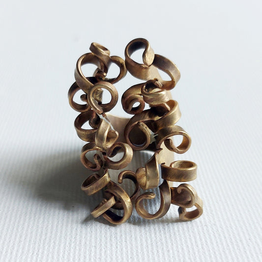 Meduse Anello in Ottone Etico
