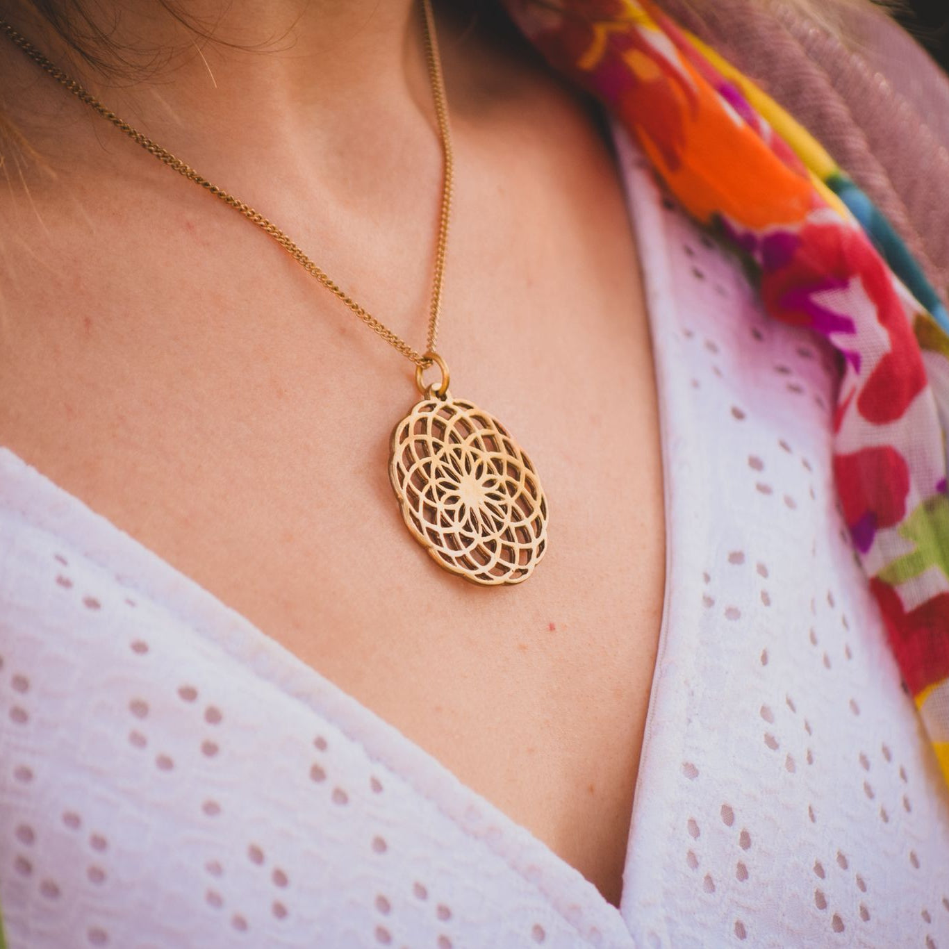 Toroide Sophia Ciondolo in Ottone