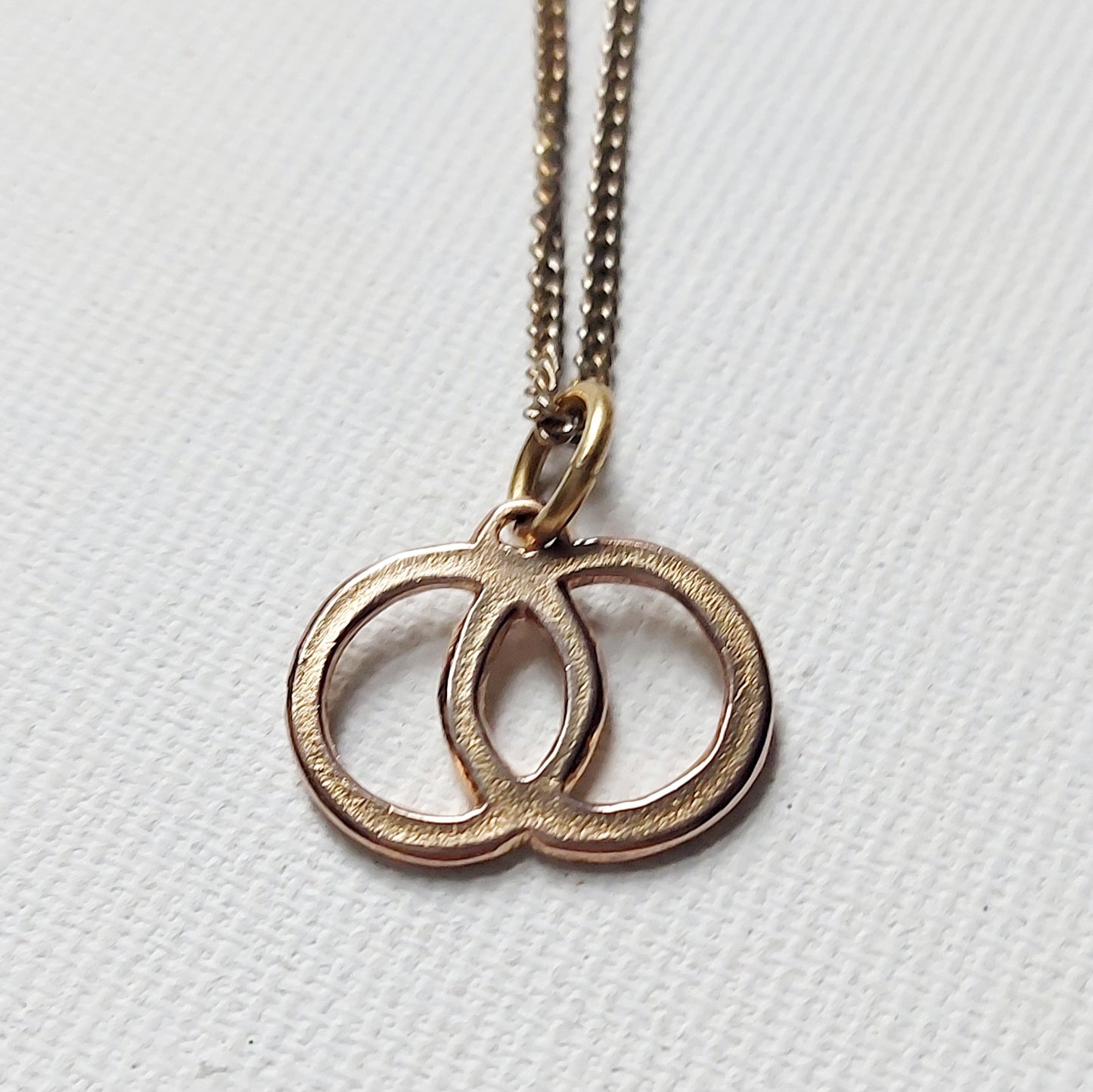 Vesica Piscis di Inanna Ciondolo in Ottone