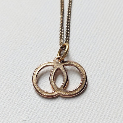 Vesica Piscis di Inanna Ciondolo in Ottone