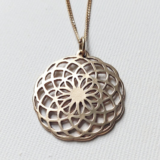 Toroide Sophia Ciondolo in Ottone