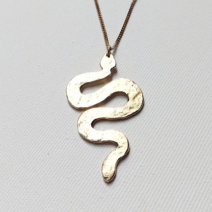 Ciondolo Serpente in Ottone