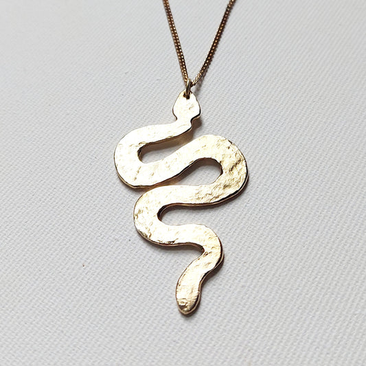 Ciondolo Serpente in Ottone
