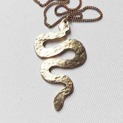 Ciondolo Serpente in Ottone