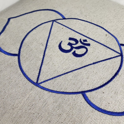 Cuscino Ricamato Sesto Chakra