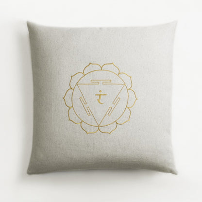 Cuscino Ricamato Terzo Chakra