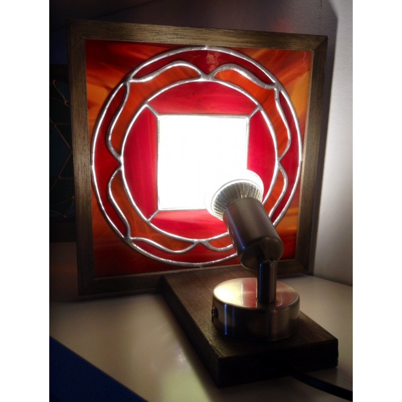 Lampada dei Chakra in Vetro