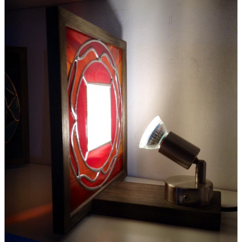 Lampada dei Chakra in Vetro
