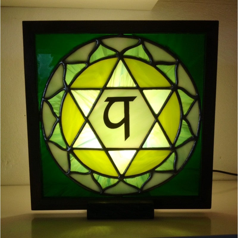 Lampada dei Chakra in Vetro