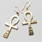 Ankh Chiave della Vita Egizia Orecchini grandi in Ottone
