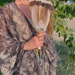 Selenite Prayer Fan - Feminine Energy Sky