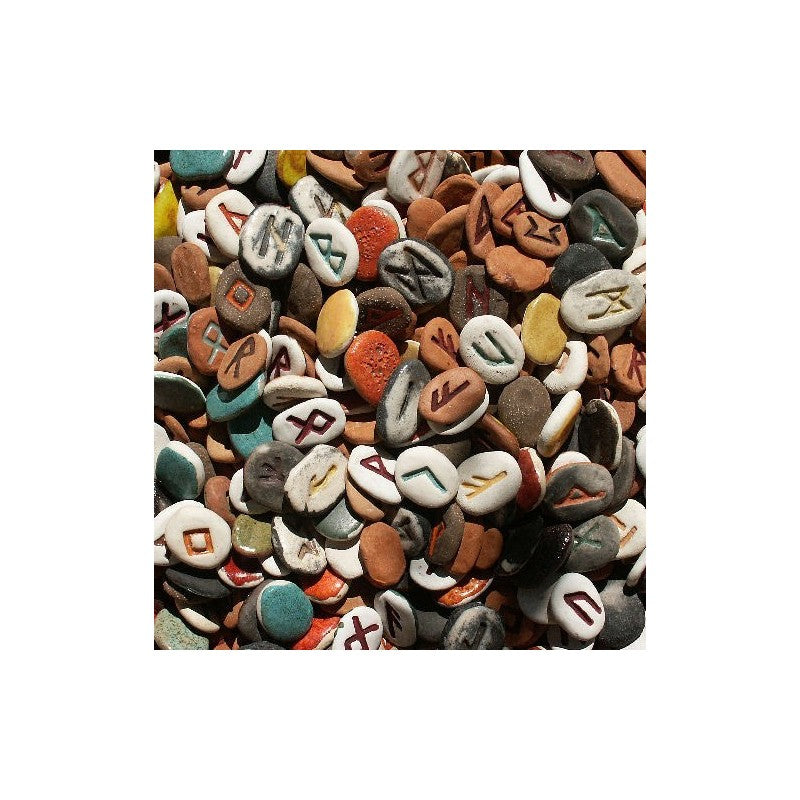 Runa Portafortuna in Ceramica Colorata