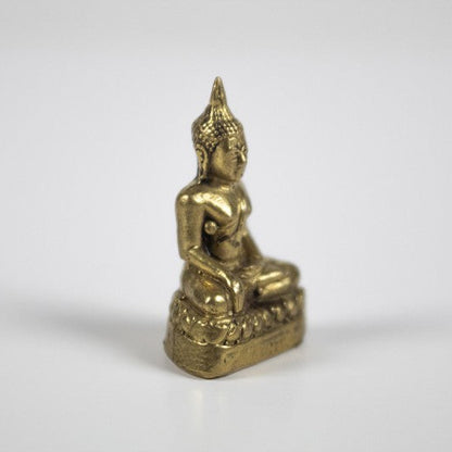 Statua Buddha in Meditazione in Ottone