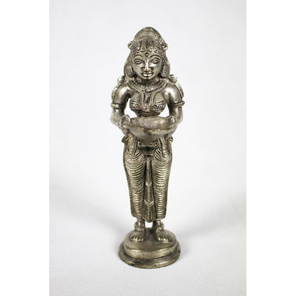 Statua Dea Lakshmi in Ottone