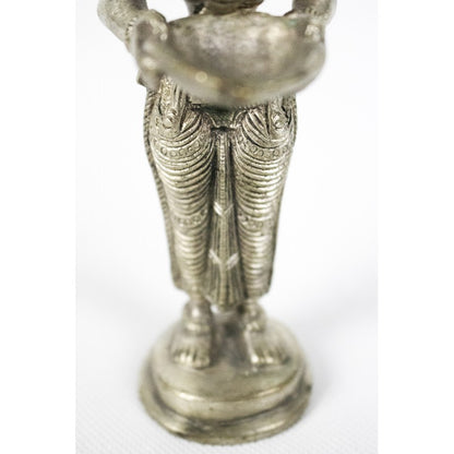 Statua Dea Lakshmi in Ottone