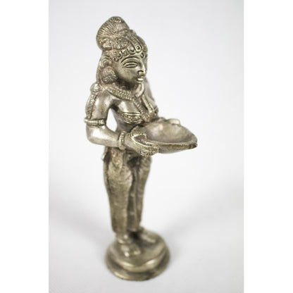 Statua Dea Lakshmi in Ottone