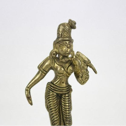 Statua Dea Parvati in Ottone