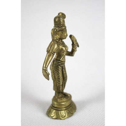 Statua Dea Parvati in Ottone