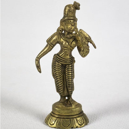 Statua Dea Parvati in Ottone