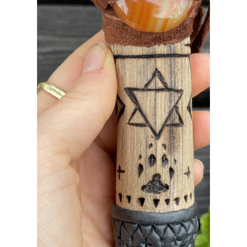 Ventaglio Sciamanico con Manico Personalizzato