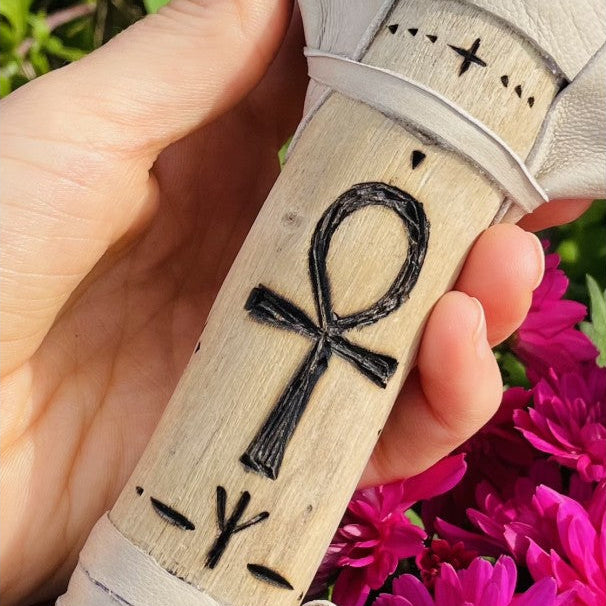 Ventaglio Sciamanico con Manico Personalizzato