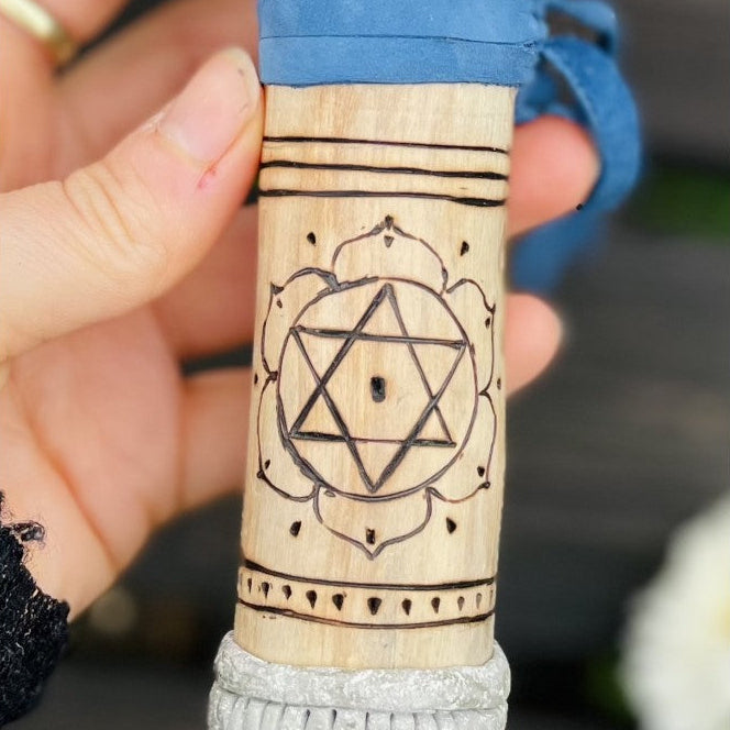 Ventaglio Sciamanico con Manico Personalizzato