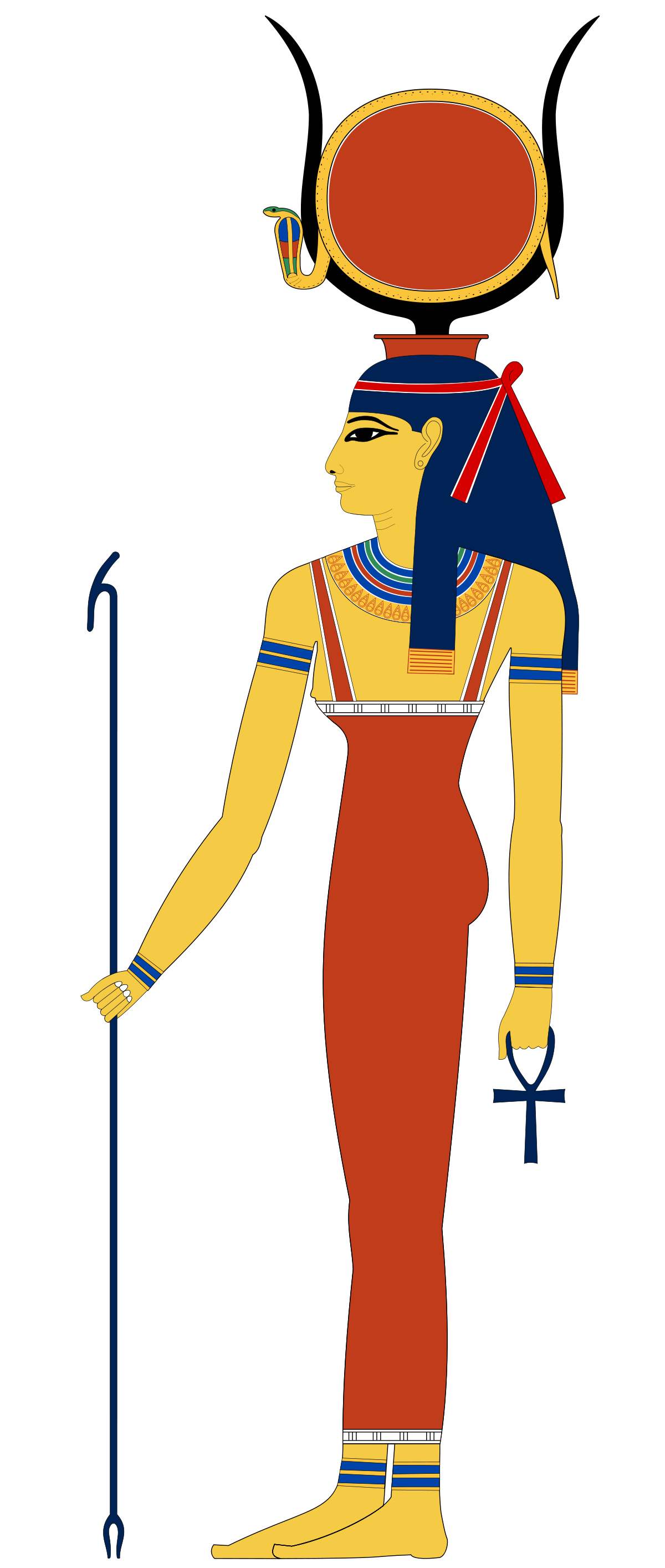 Ankh Chiave della Vita Egizia Anello in Ottone