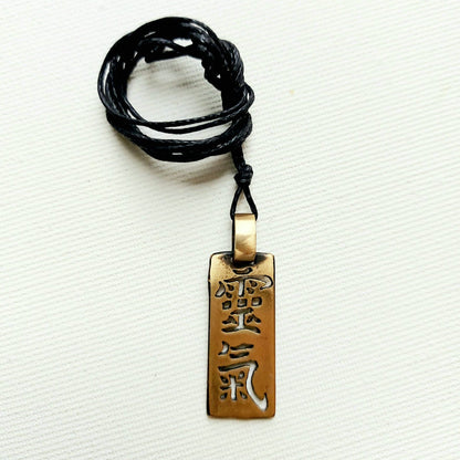 Ideogramma Reiki Shodo Antico Ciondolo in ottone
