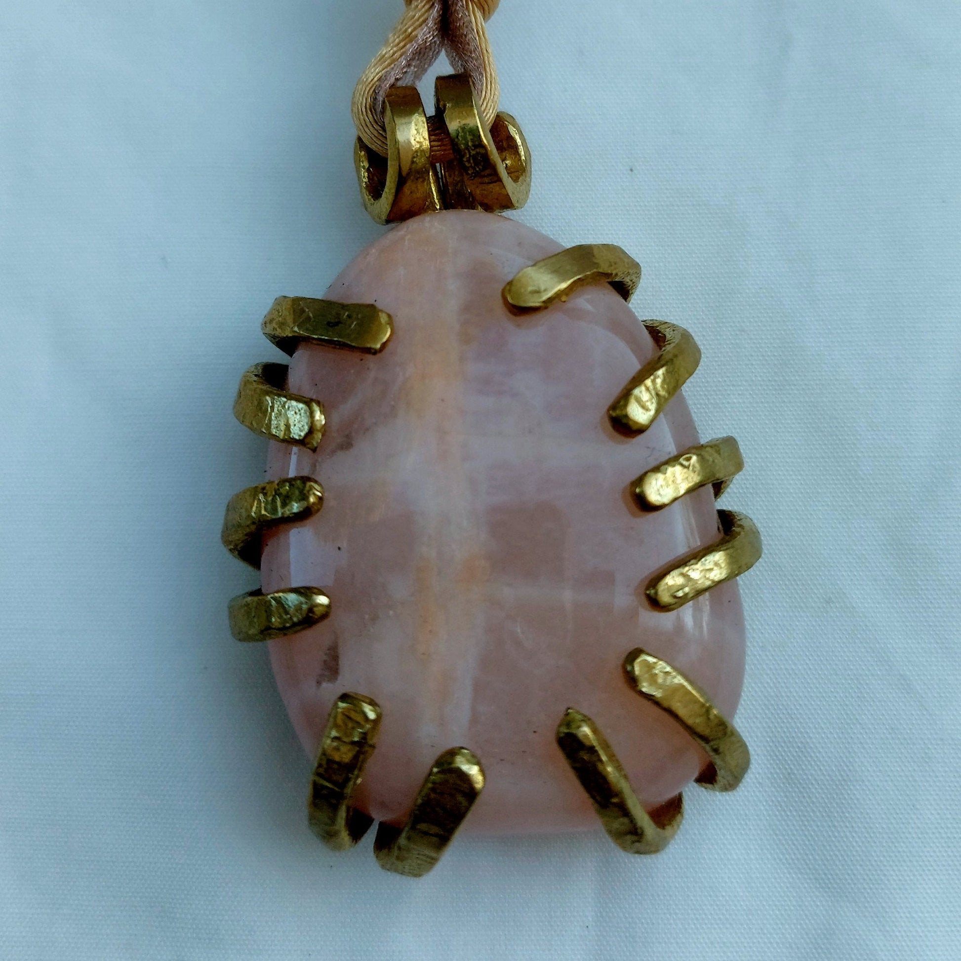 Forcina Per Capelli Vintage In Pietra Di Luna - Foto 3