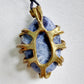 Sodalite Ciondolo Piccolo in Ottone