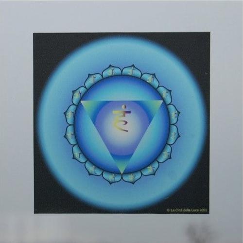 Adesivo Quinto Chakra Vishuddha