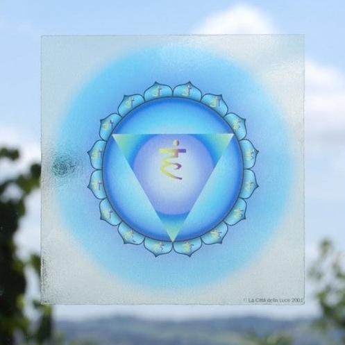 Adesivo Quinto Chakra Vishuddha