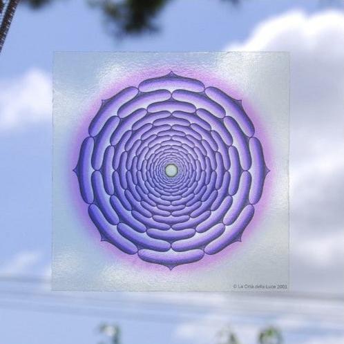 Adesivo Settimo Chakra Sahasrara