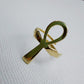 Ankh Chiave della Vita Egizia Anello in Ottone