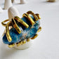 Apatite Anello delle Valkyrie in Ottone