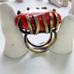 Diaspro Rosso Anello delle Valkyrie in Ottone