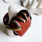 Diaspro Rosso Anello delle Valkyrie in Ottone