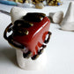 Diaspro Rosso Anello delle Valkyrie in Ottone