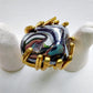 Ematite Anello delle Valkyrie in Ottone
