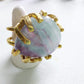 Fluorite Anello delle Valkyrie in Ottone