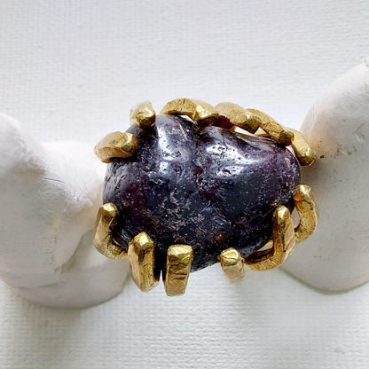 Granato Anello delle Valkyrie in Ottone