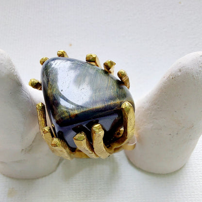 Occhio di Falco Anello delle Valkyrie in Ottone