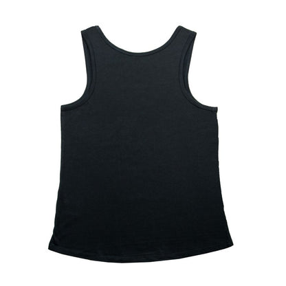 Canotta Donna Quarto Chakra Nera in Cotone Biologico